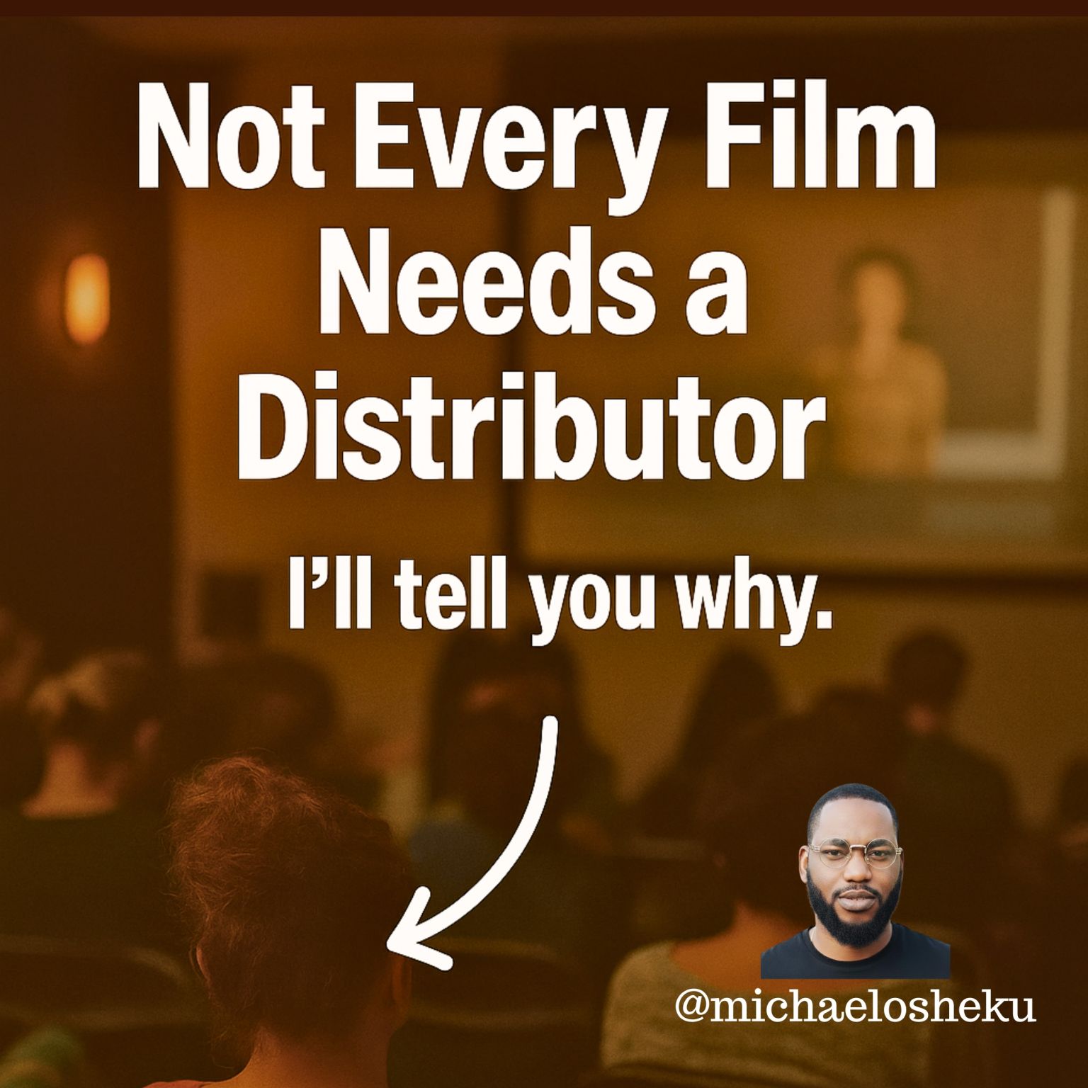 poster image of not every film needs a distributor